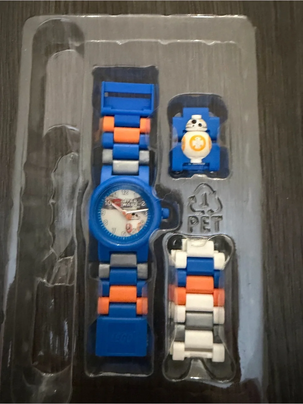 LEGO Star Wars Blue & Orange BB-8 Kids Link Watch